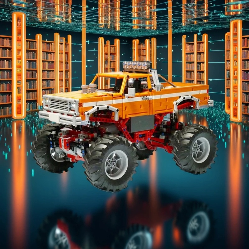 Vintage Collectible Trucks - 1683 piezas MOC Technical Vintage Monster