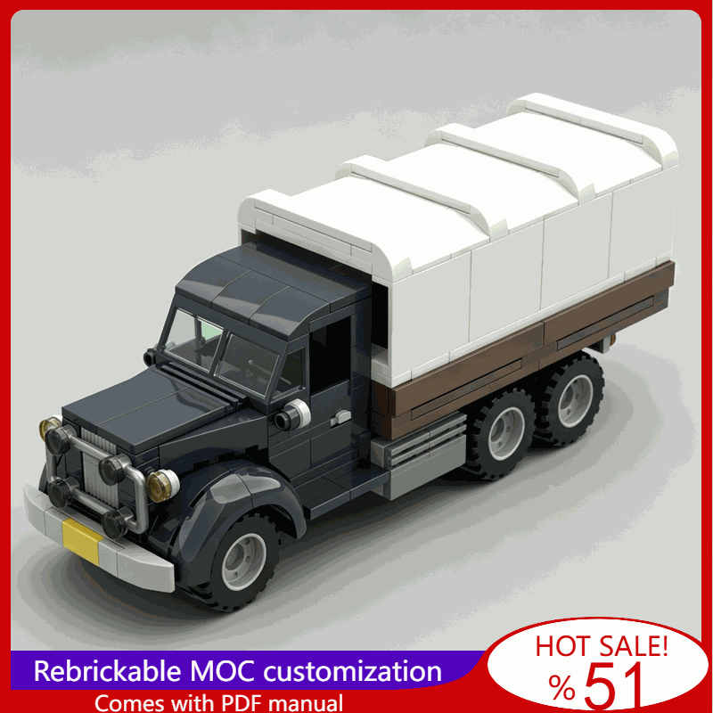 Vintage Collectible Trucks - 311 Piezas, Set Vintage Alemán, Serie