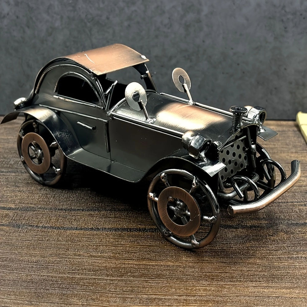 Vintage Collectible Cars - Adorno de Coche de Hierro Antiguo,