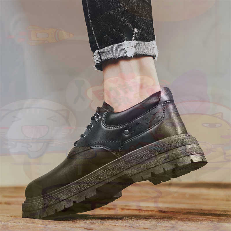 Vintage Collectible Classics - Zapatillas deportivas de cuero Natural oscuro