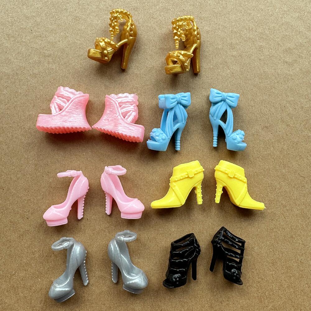 Vintage Collectible Barbies - Botas Largas de Tacón Alto Vintage
