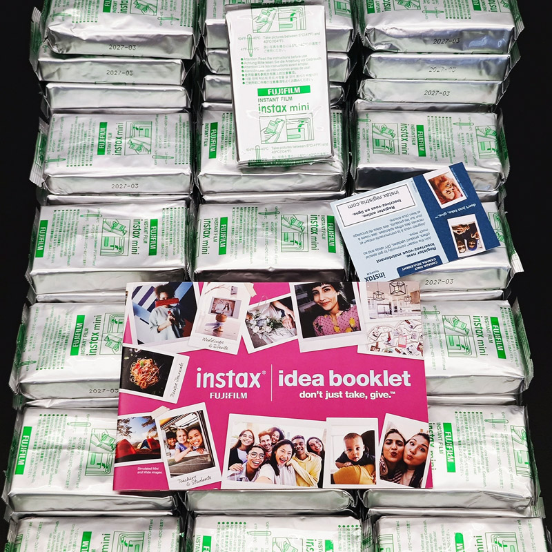 Instant Film Pack - Fujifilm Instax Mini película borde blanco