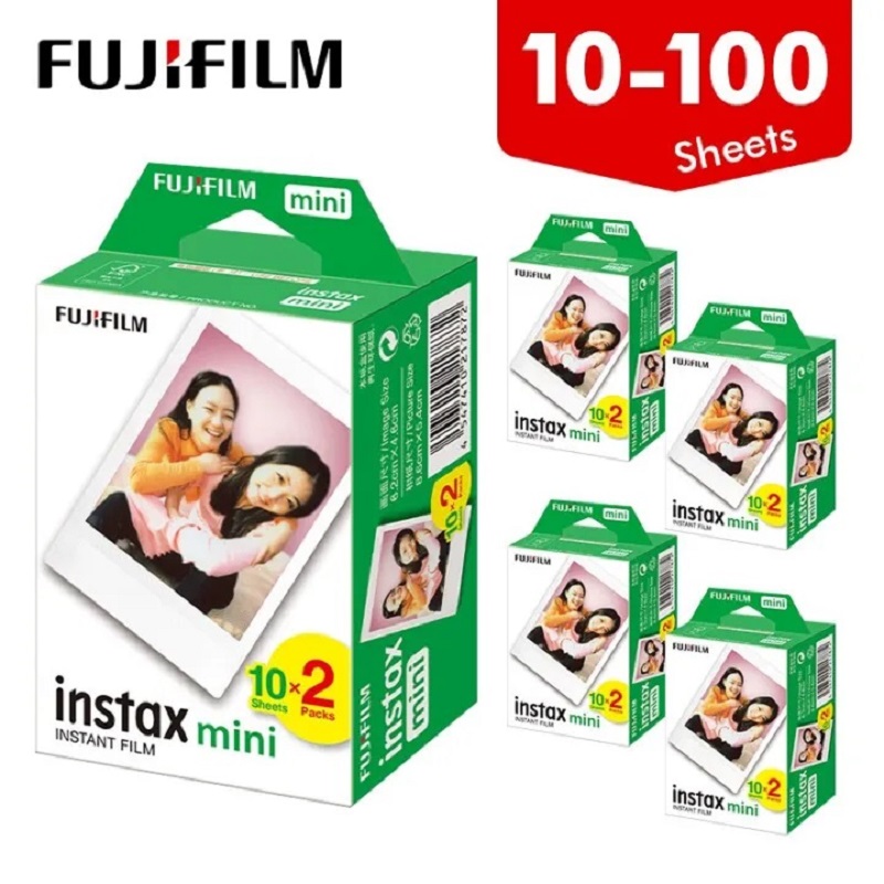 Instant Film Pack - Fujifilm Instax Mini película borde blanco