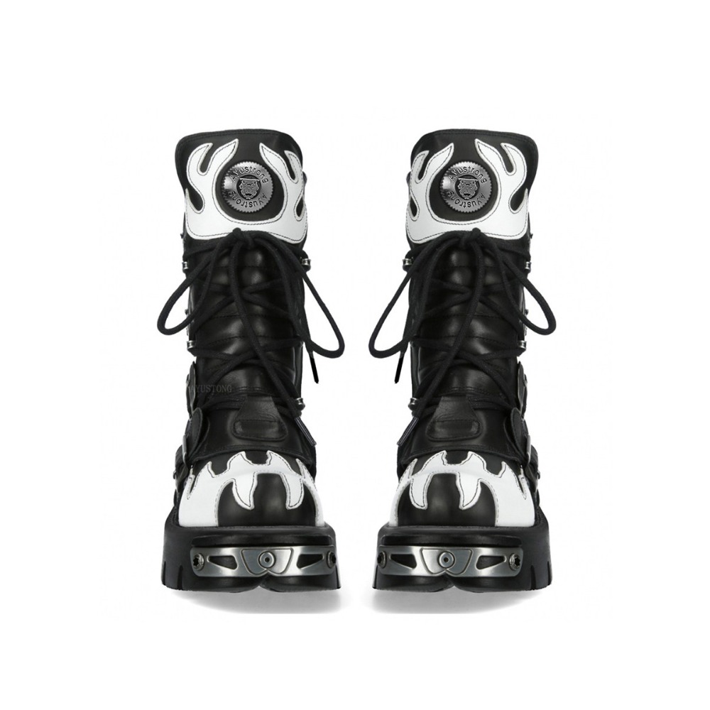 Nuevas Botas de Motocicleta de - Vintage Zipper reseña y precio