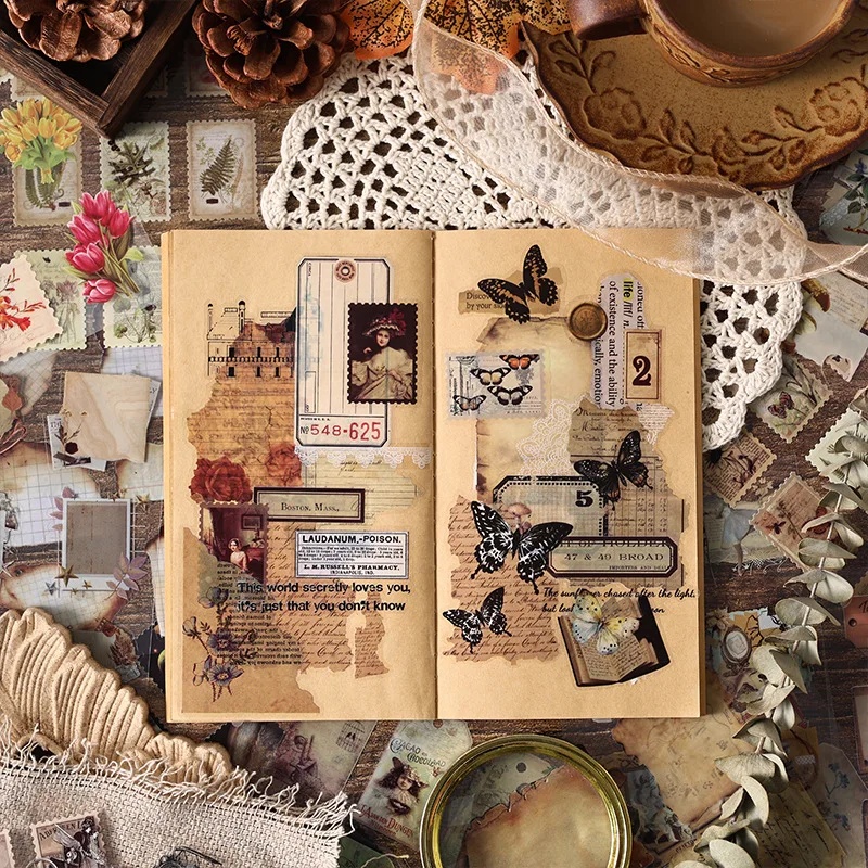 Libro de 20 Hojas de Pegatinas - Vintage Collectible Books reseña y precio