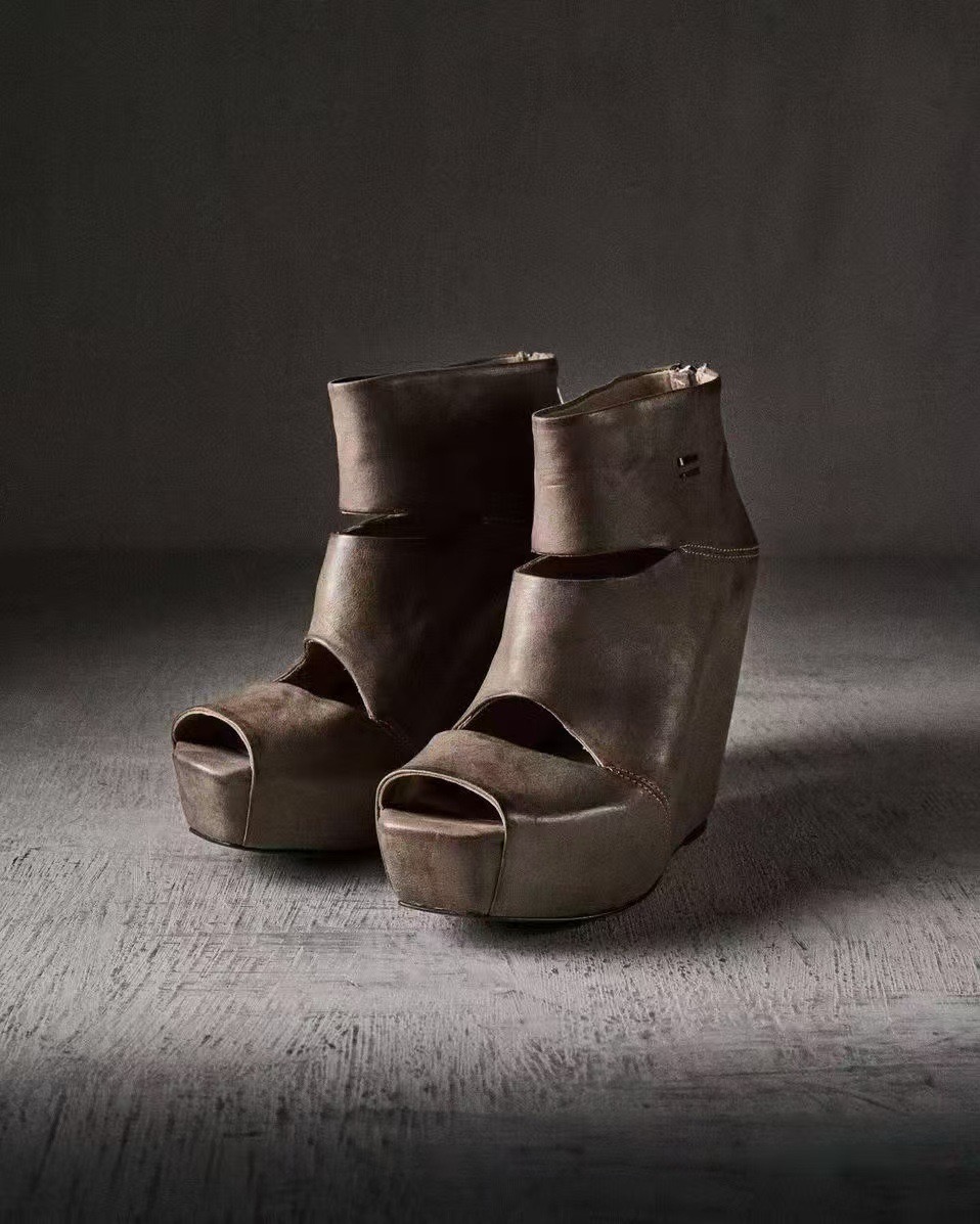 Nuevas sandalias de moda gótic - Vintage Zipper reseña y precio