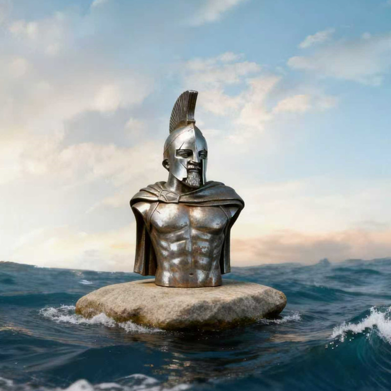 Estatua de Espartano de Medio  - Vintage Collectible Accessories reseña y precio