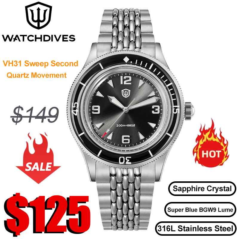 Relojes Watchdives WD50Q con m - Vintage Watch Collecting reseña y precio