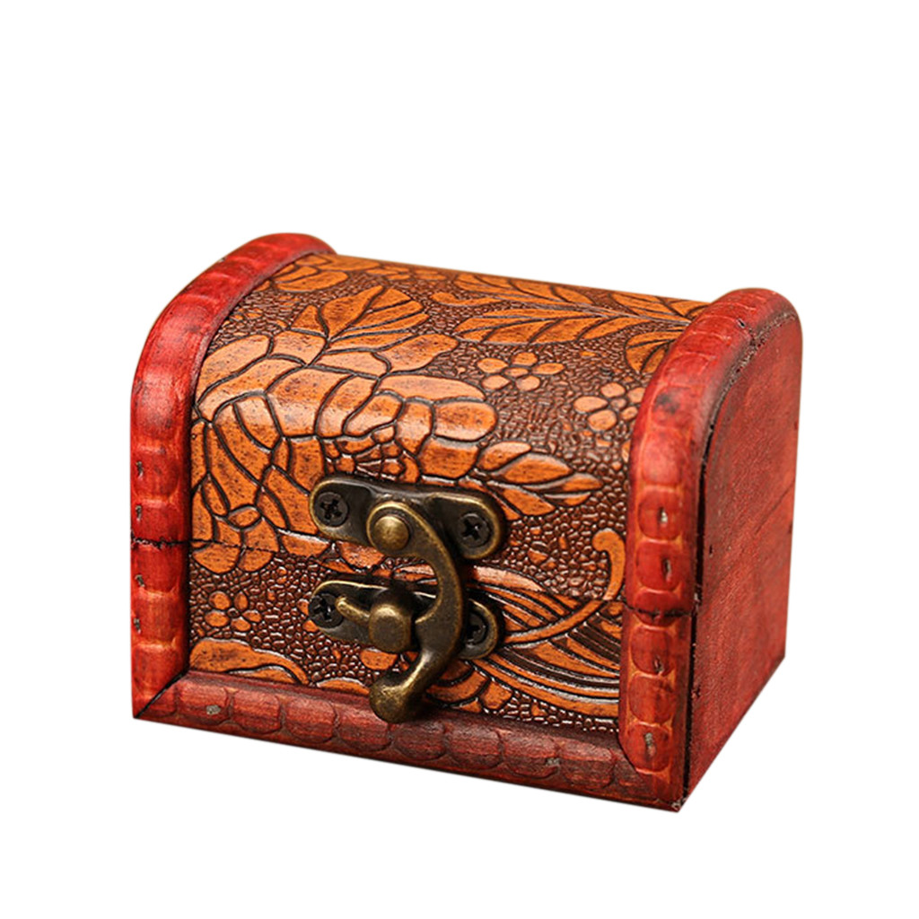 Caja de joyería de madera vint - Vintage Items reseña y precio