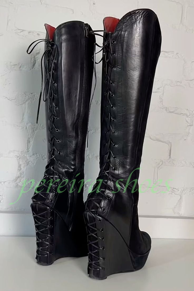 Botas hasta la rodilla con tac - Vintage Zipper reseña y precio