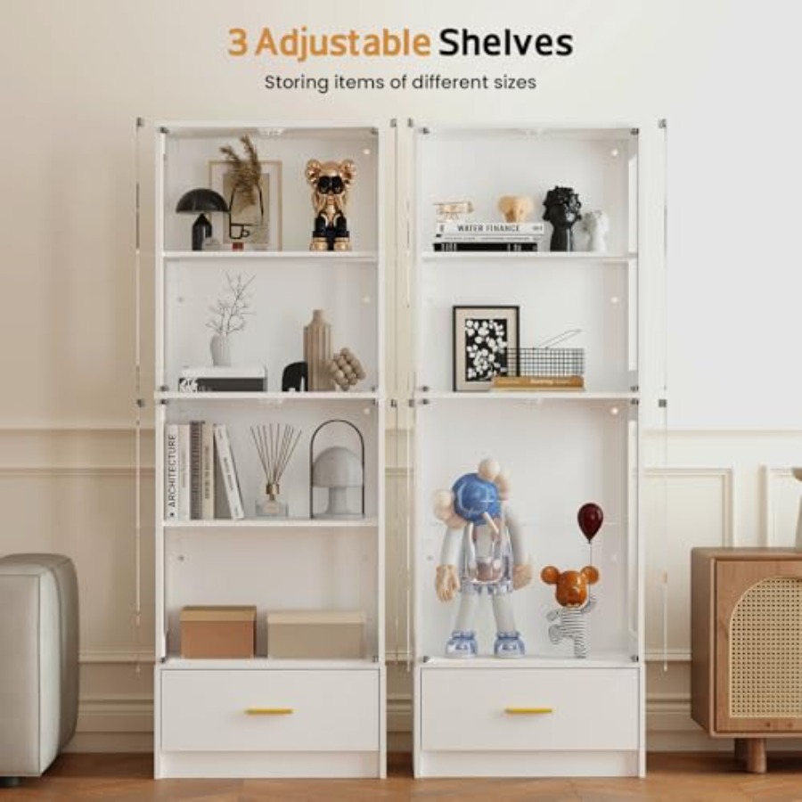 Vitrina de Cristal con Puertas - Collectible & Vintage Dolls For Christmas reseña y precio