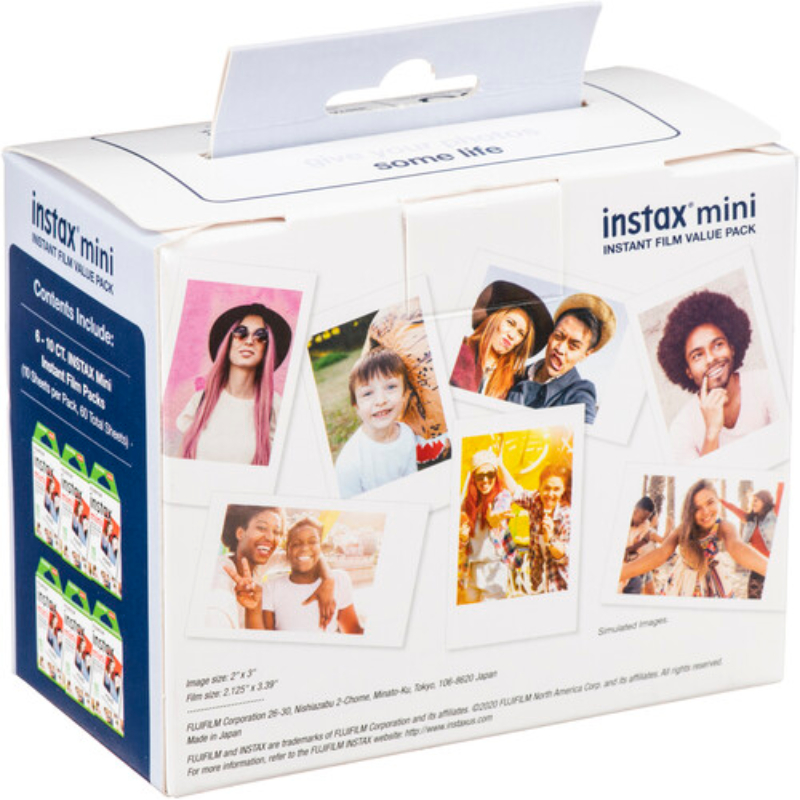 50/60 hojas Fujifilm Instax Mi - Instant Film Pack reseña y precio