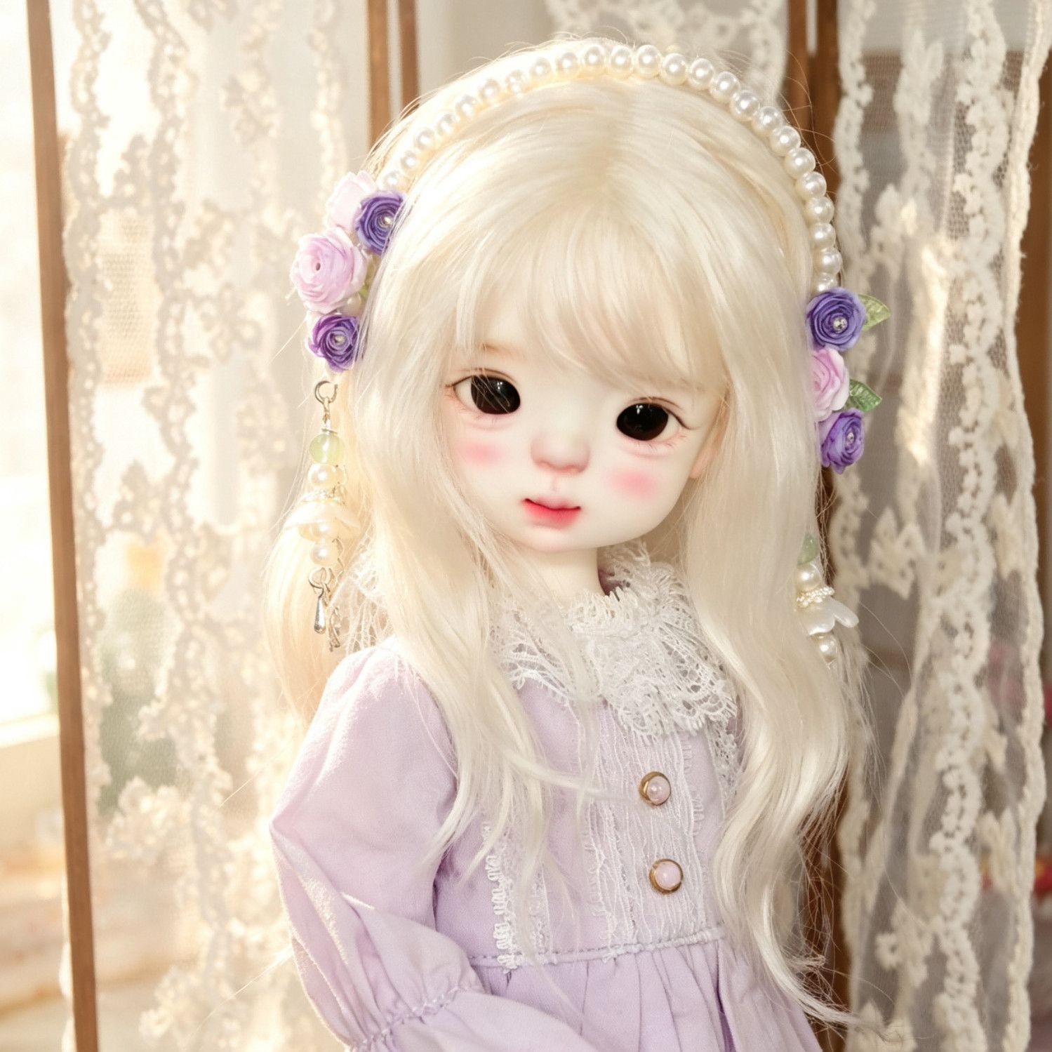 Diadema de muñeca con flores d - Vintage Collectible Accessories reseña y precio