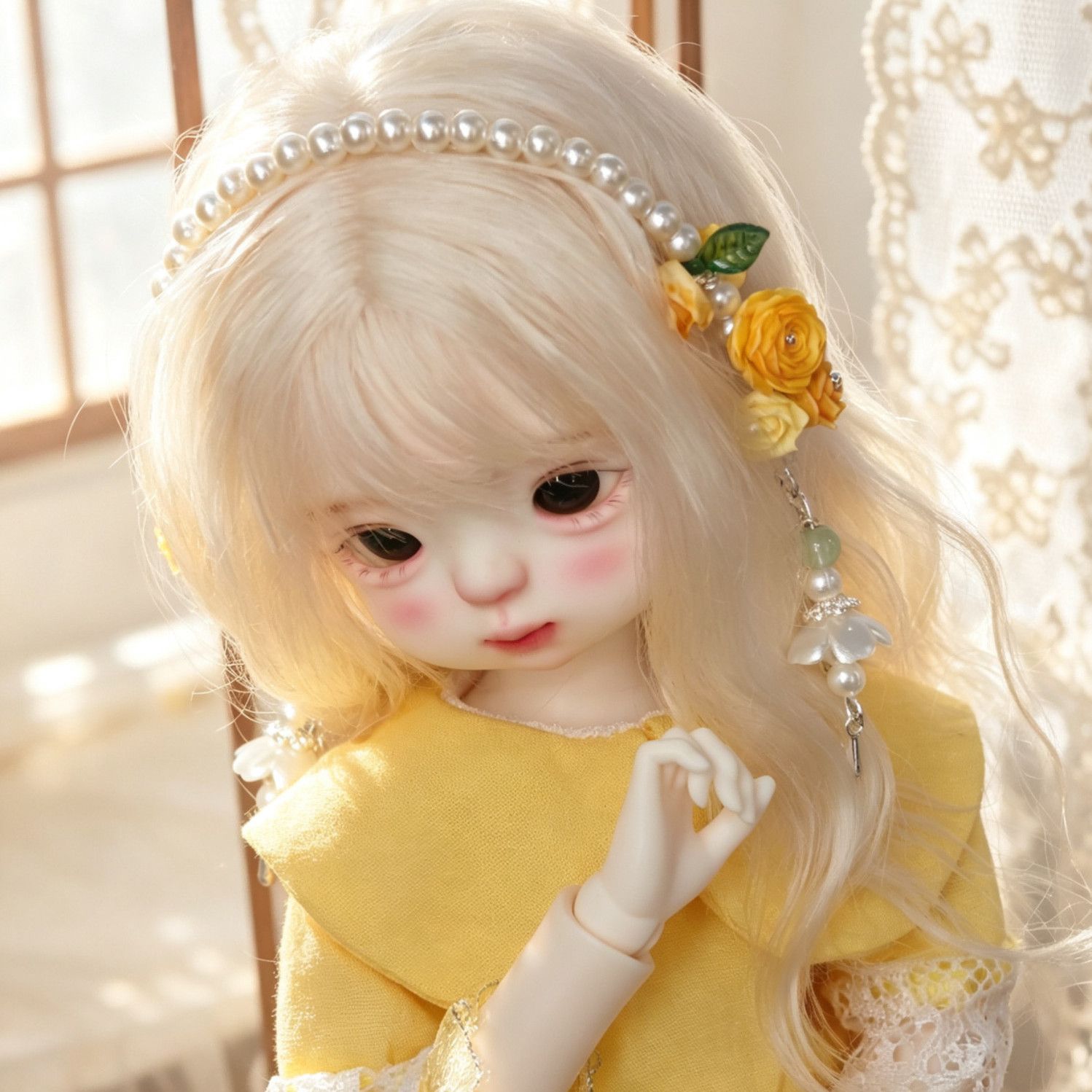 Diadema de muñeca con flores d - Vintage Collectible Accessories reseña y precio