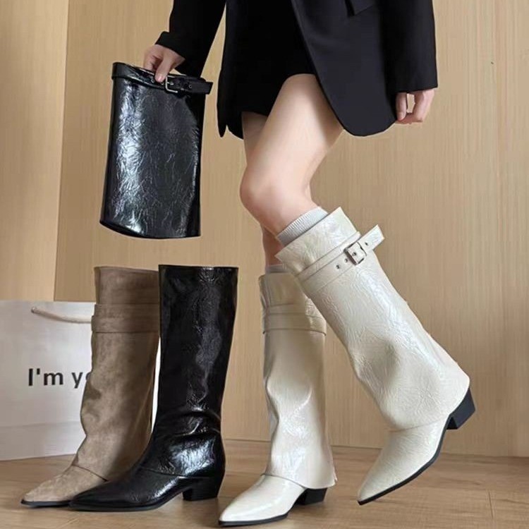 Botas de mujer vintage fruncid - Vintage Zipper reseña y precio
