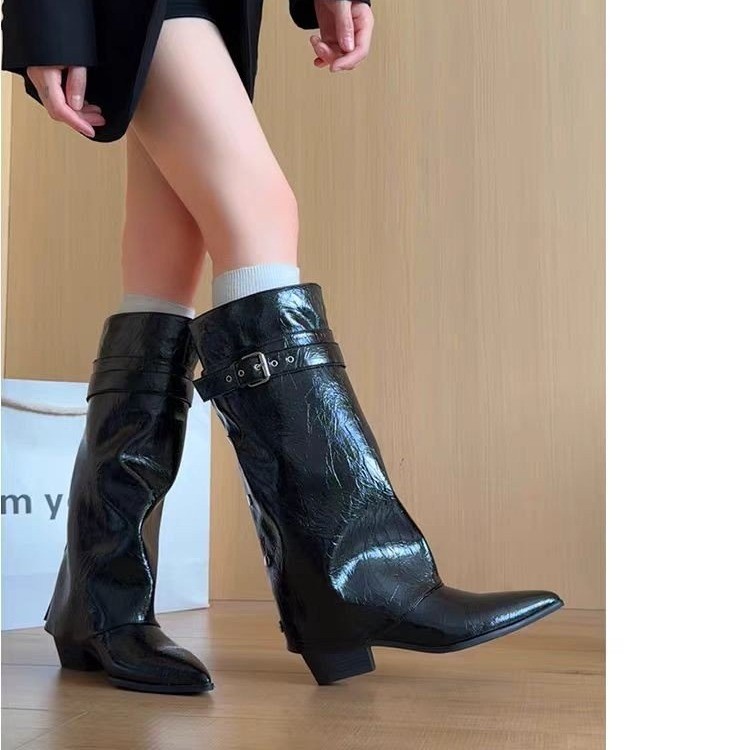 Botas de mujer vintage fruncid - Vintage Zipper reseña y precio