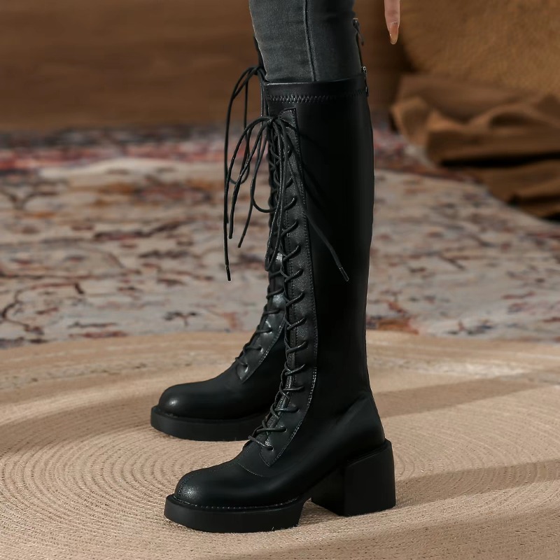 Botas de tacón alto vintage de - Vintage Zipper reseña y precio