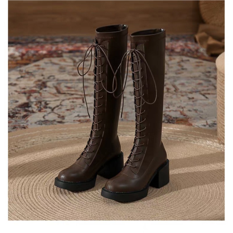 Botas de tacón alto vintage de - Vintage Zipper reseña y precio